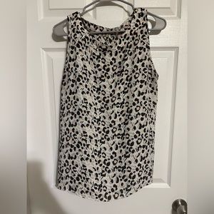 Loft Size L Leopard blouse